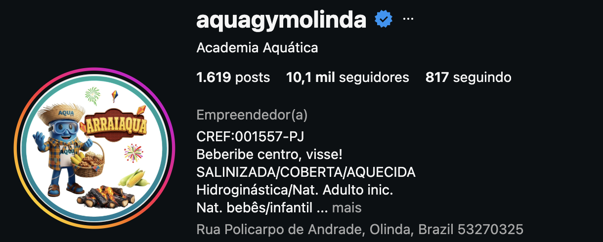 Perfil @aquagymolinda